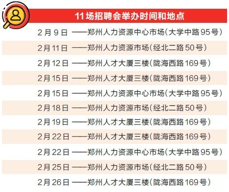 鄭州一大波招聘到來 提供崗位近5萬個(gè)
